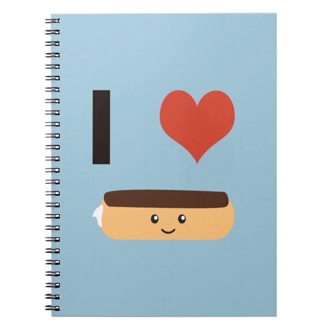 I love Eclairs Notebook (Front)