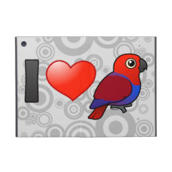 I Love Female Eclectus Parrots Powis iCase iPad Mini Case with Kickstand