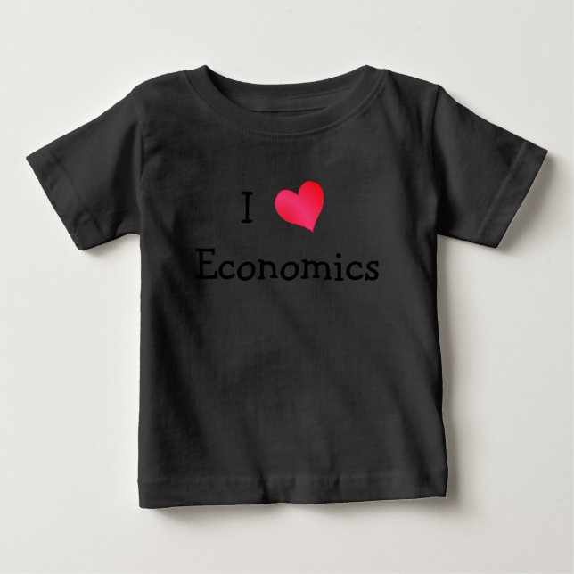 I Love Economics Baby T-Shirt (Front)
