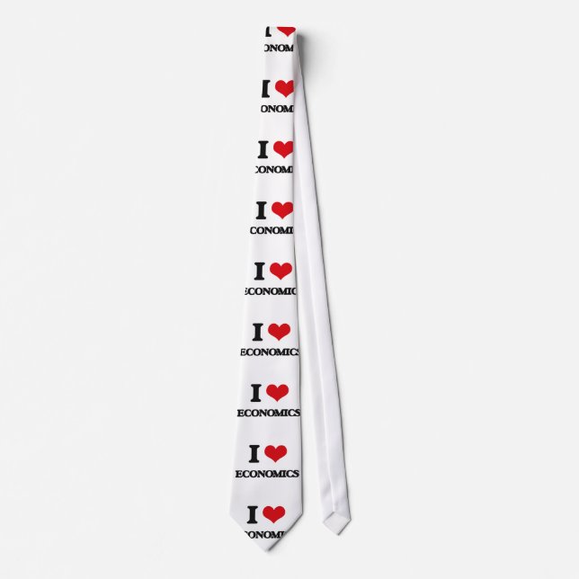 I love ECONOMICS Tie (Front)