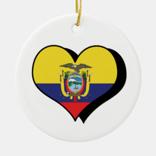 I Love Ecuador Ornament