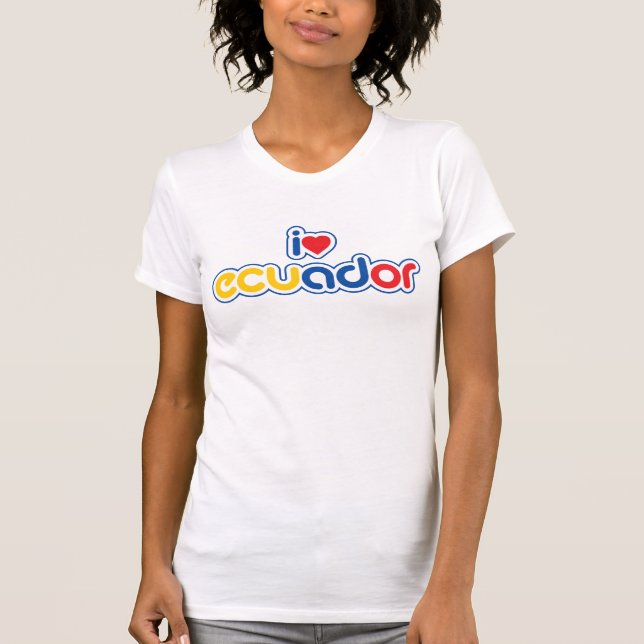 i love ecuador T-Shirt (Front)