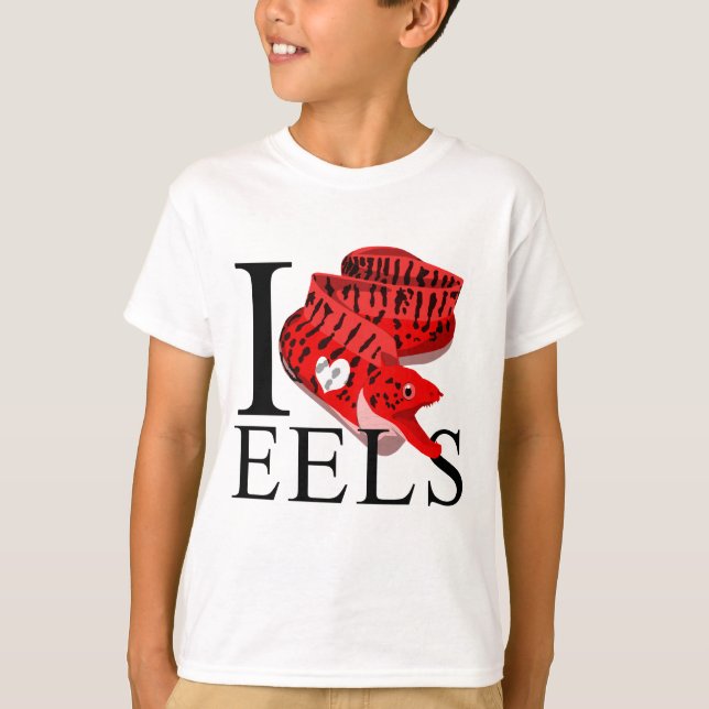 I Love Eels T-shirts (Front)