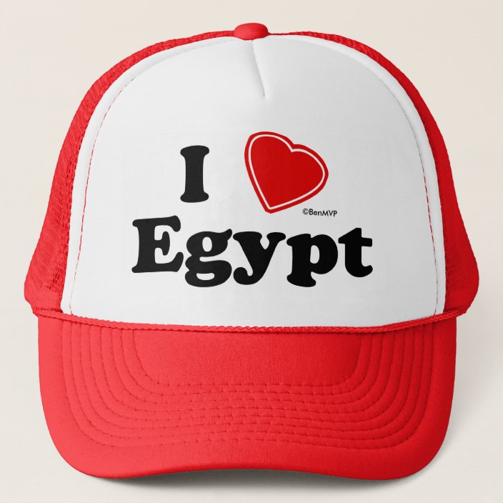 I Love Egypt Mesh Hat