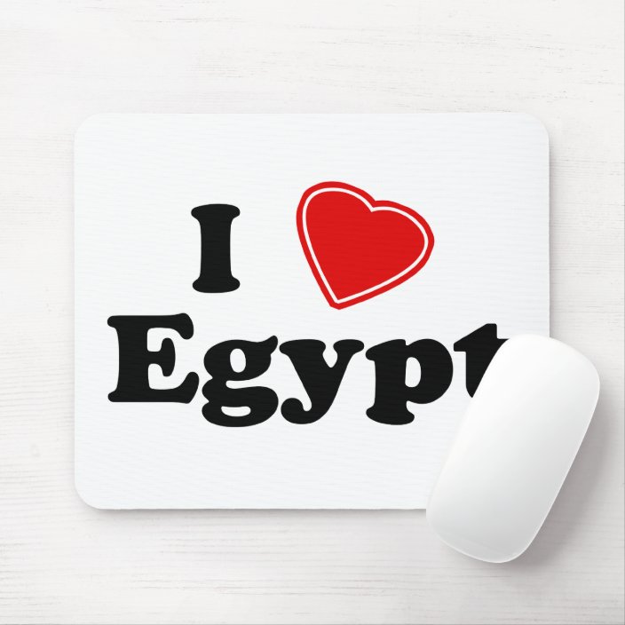 I Love Egypt Mouse Pad