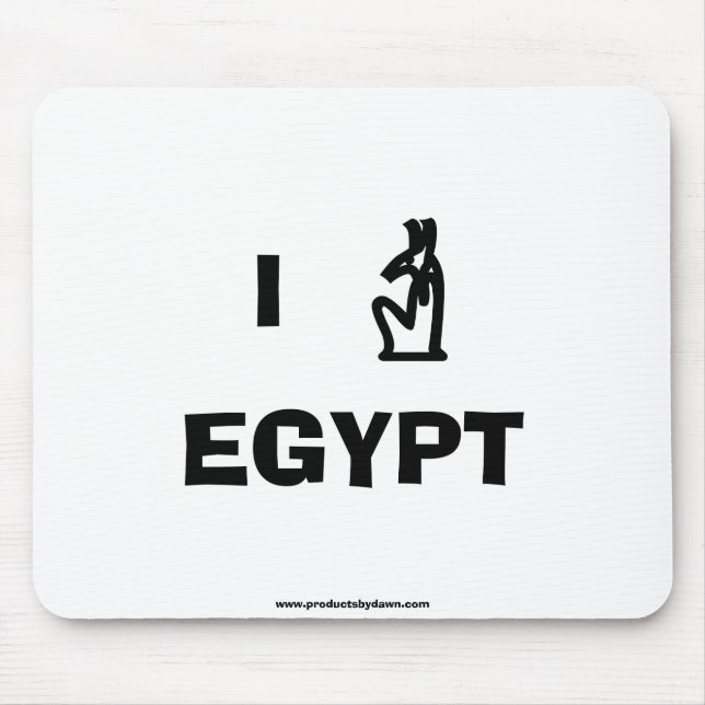 I Love Egypt Mousepad (Front)