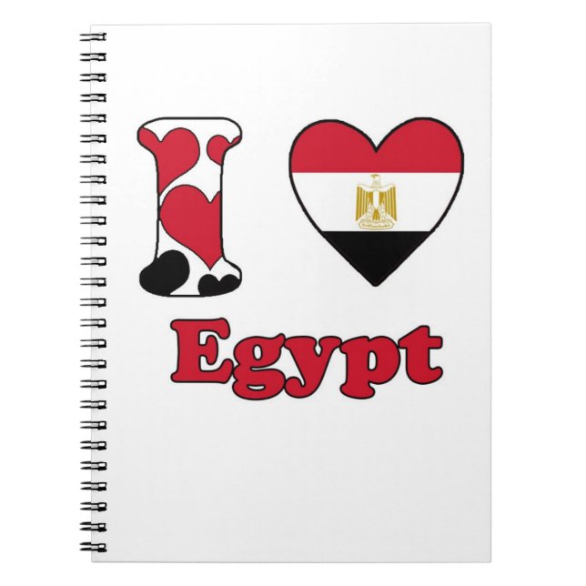 I love Egypt Notebook (Front)