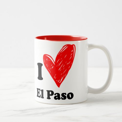 I love El Paso Two_Tone Coffee Mug