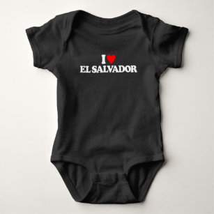 El Salvador Baby Outfit Mameluco Blue/White New Design 