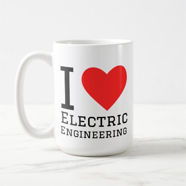 I love electric engineering  coffee mug (Left)