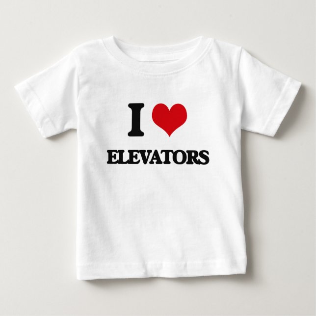 I love ELEVATORS Baby T-Shirt (Front)
