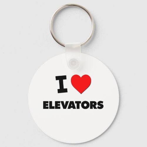 I love Elevators Keychain