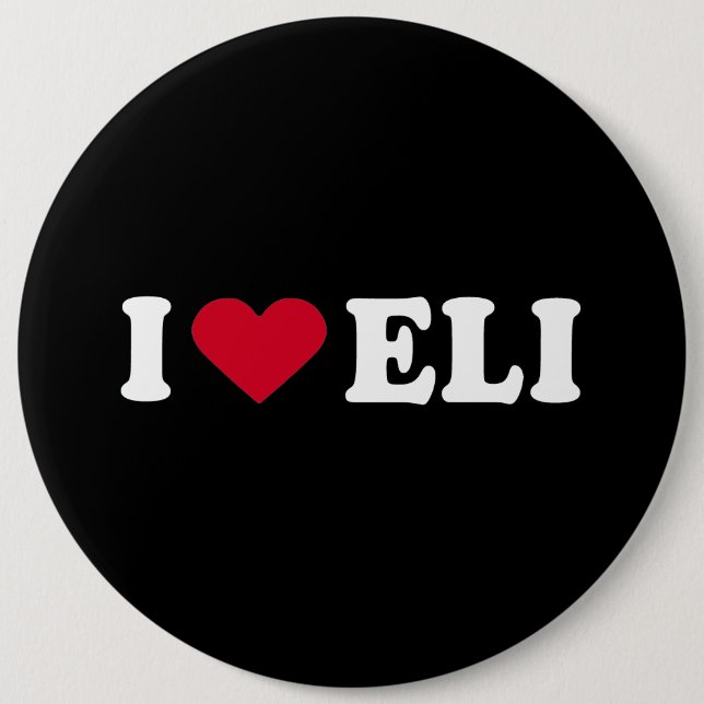 I LOVE ELI BUTTON (Front)