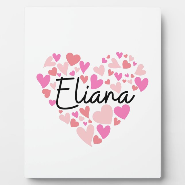 I love Eliana Plaque (Front)