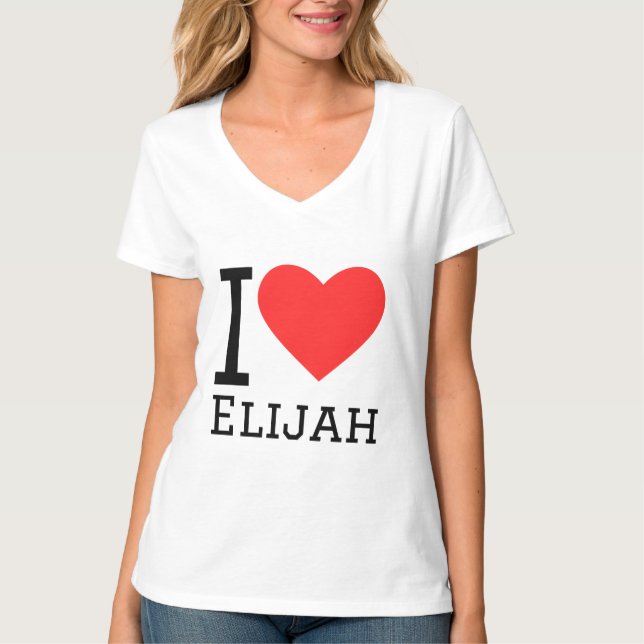 I love Elijah  T-Shirt (Front)
