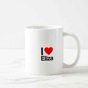 i love eliza coffee mug
