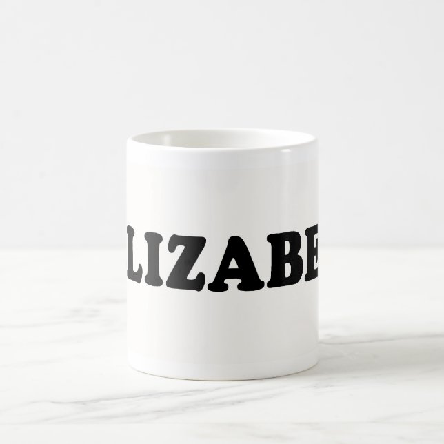 I LOVE ELIZABETH COFFEE MUG (Center)