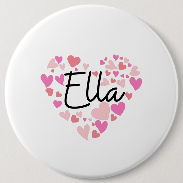 I love Ella Button (Front)