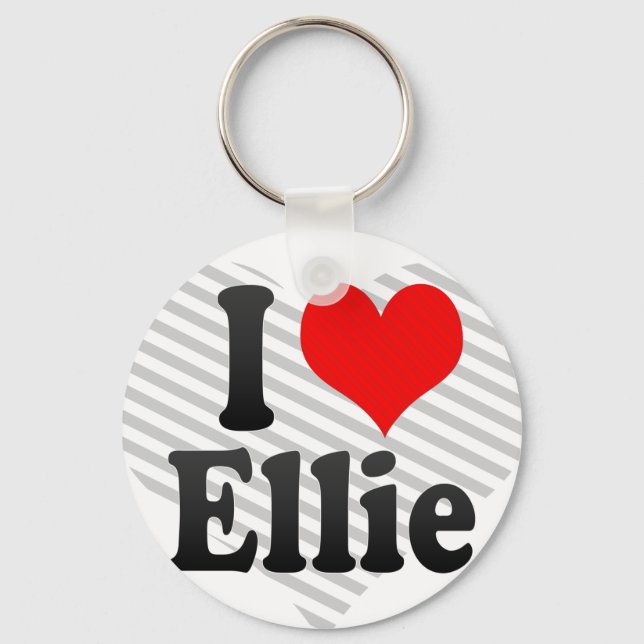 I love Ellie Keychain (Front)