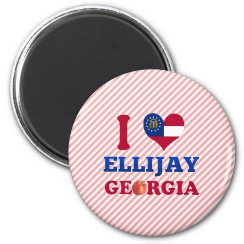 I Love Ellijay Georgia Magnet