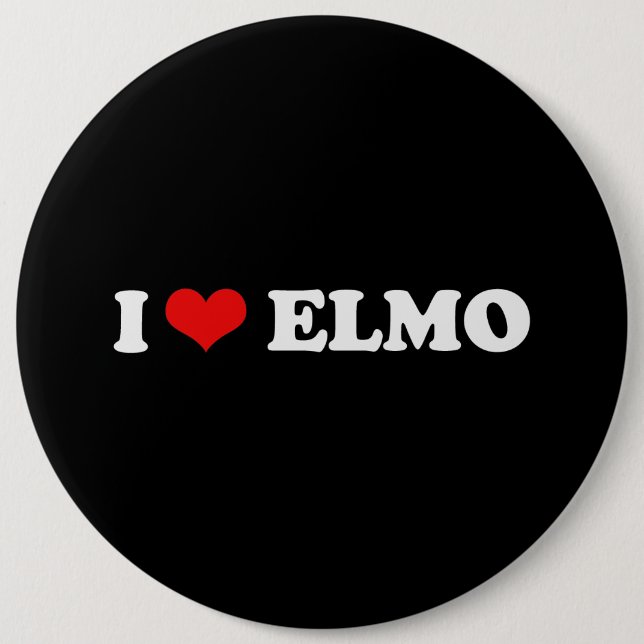 I LOVE ELMO BUTTON (Front)