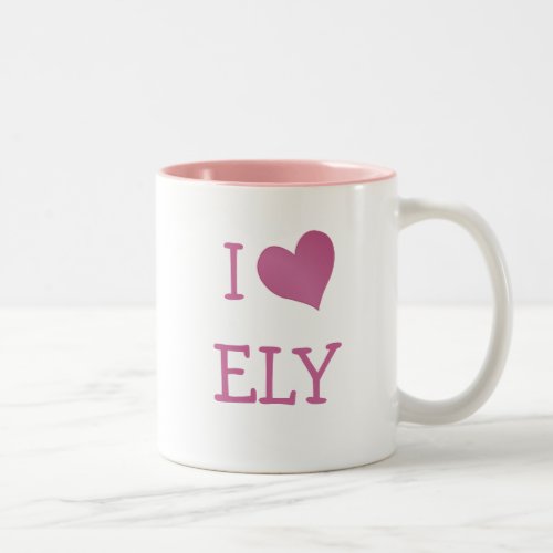 I Love Ely Two_Tone Coffee Mug