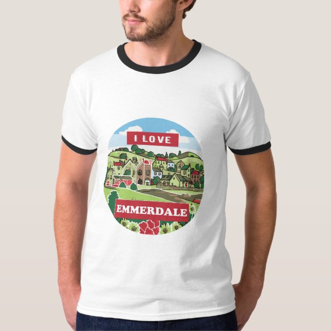 I LOVE EMMERDALE" Fanatic Tee (Front)