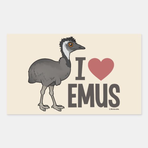 Cute Emu Stickers by Birdorable