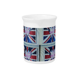 I Love England Art Print Drink Pitcher