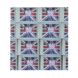 I Love England Art Print Notepad