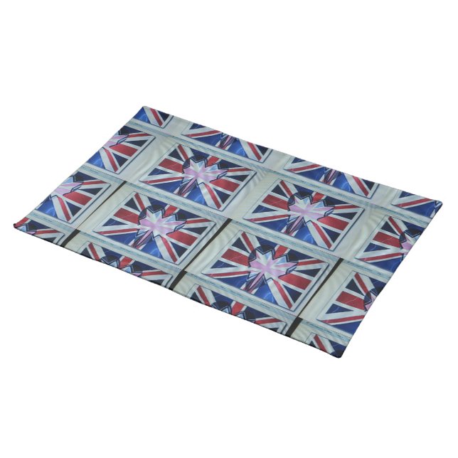 I Love England Art Print Placemat (On Table)