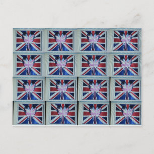 I Love England Art Print Postcard