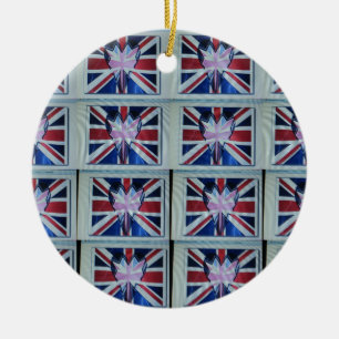 I love England.png Ceramic Ornament