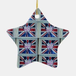 I love England.png Ceramic Ornament