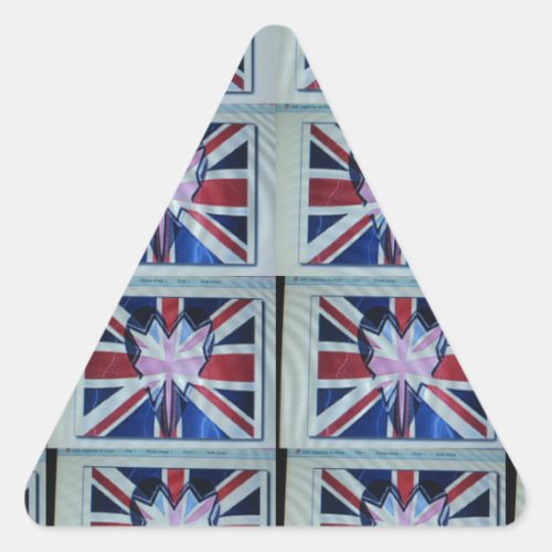 I love Englandpng Triangle Sticker