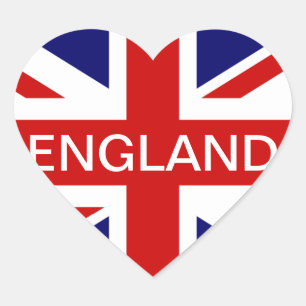I love England stickers British union jack flag