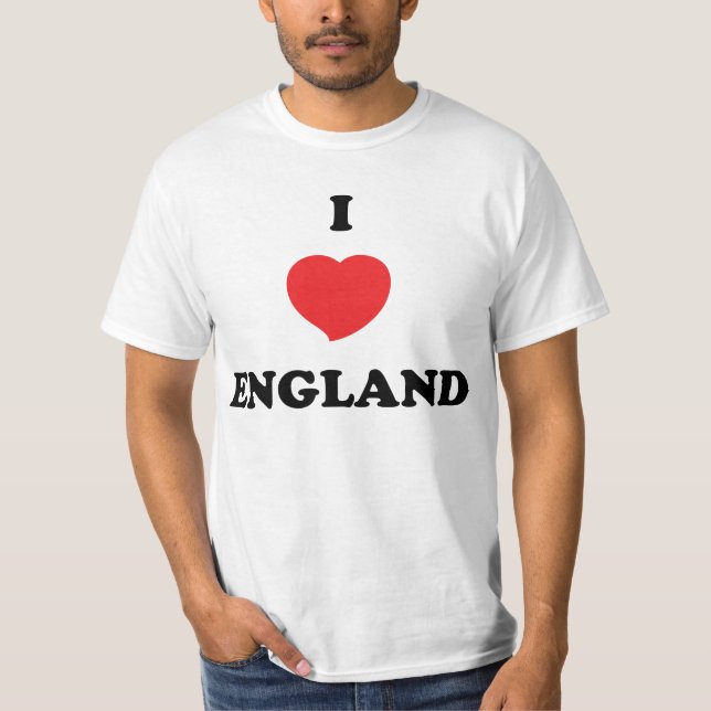 I LOVE England t-shirt (Front)