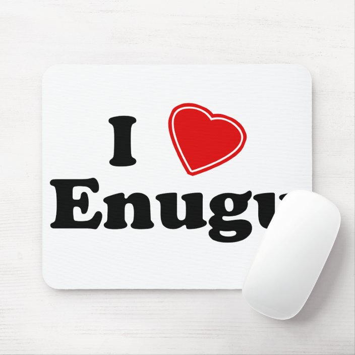 I Love Enugu Mousepad
