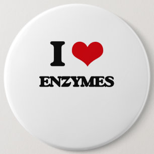I love ENZYMES Pinback Button