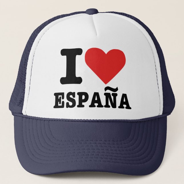 I love España - Spain Trucker Hat (Front)