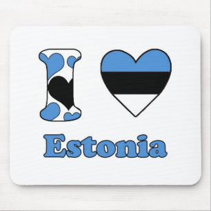 I love Estonia Mouse Pad