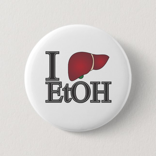 I Love Ethanol Button (Front)
