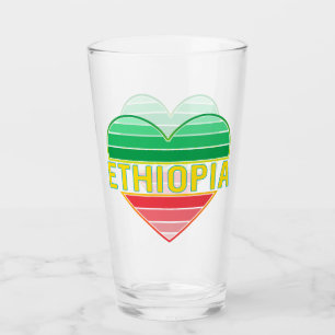 I Love Ethiopia, Ethiopian Heart Glass