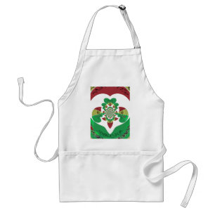 I Love Ethiopia – Heartfelt Rasta Art Adult Apron