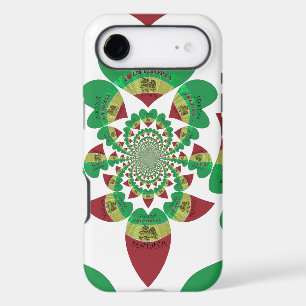 I Love Ethiopia Kaleidoscope – Heartfelt Rasta Art iPhone 17 Air Case
