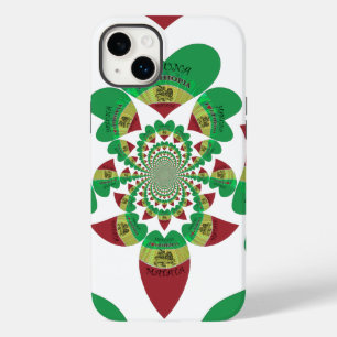 I Love Ethiopia Kaleidoscope – Heartfelt Rasta Art Case-Mate iPhone 14 Plus Case