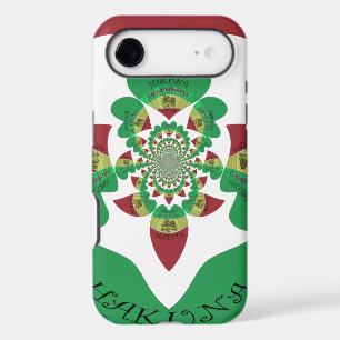 I Love Ethiopia Kaleidoscope – Heartfelt Rasta Art iPhone 17 Air Case