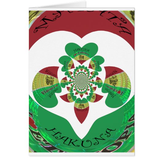 I love Ethiopia Lovely Hearts Colors (Front)