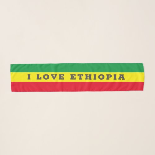 I love Ethiopia Scarf