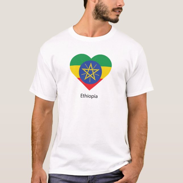 I Love Ethiopia T-Shirt (Front)